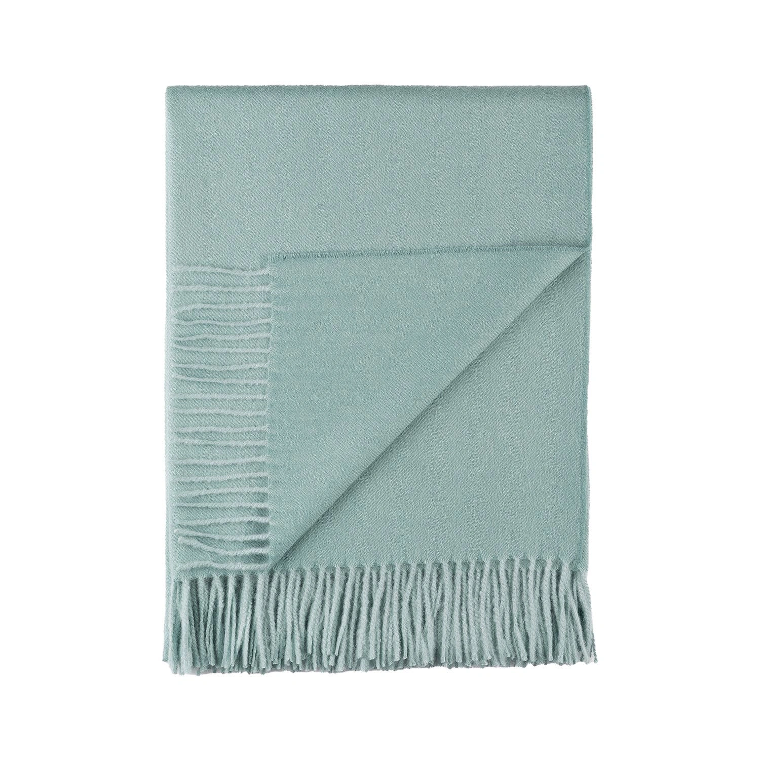 Coastal Calm Baby Alpaca Throw Blanket
